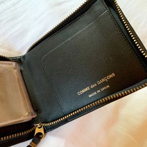 Comme Des Garçons Black Zip-Around Wallet